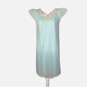 Vintage Evette Double Layer Lingerie Nightie